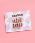 Dalmation French - Handmade Press On Nails